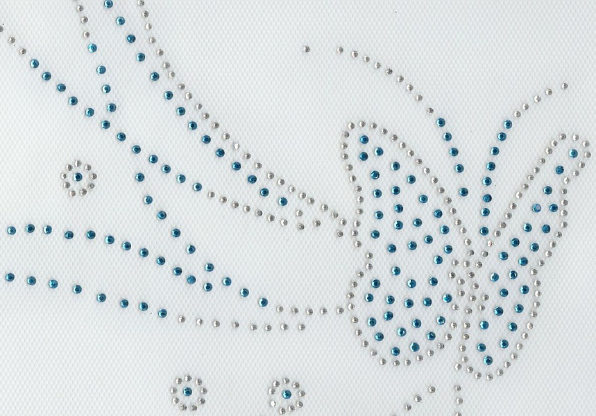 RHINESTONE BUTTERFLY PATTERN