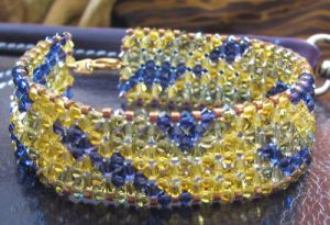 Instructions for Olivine band bracelet