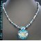 Pendentif et collier Andros Sand Aqua