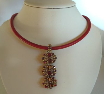 Pendentif en kit Indiana Rouge