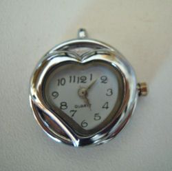 Pendant watch with heart dial