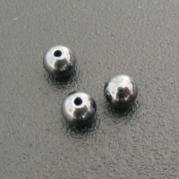 Round hematite bead 4mmx10