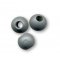 Round wooden beads Grey 8mm x 10