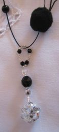 Black &amp; Silver Ball Pendant Kit