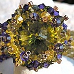 Notice Atoll Olivine ring