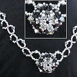 Notice of black &amp; silver honshu necklace