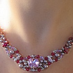 Directions for loaven fuchsia necklace