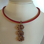 Sch&eacute;ma pendentif  Indiana Rouge