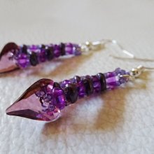 Amethyst heart earrings kit