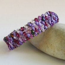 Friendship bracelet mix purple lilac in kit