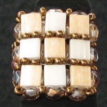 Square ring kit Tila Beige