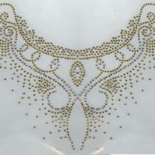 RHINESTONE PATTERN NECKLACE DIADEME