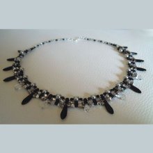 Instructions &amp; diagrams Rulladia Necklace Black Crystal 