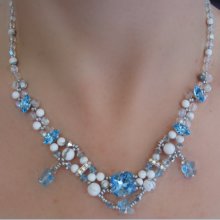 Trielen aquamarine necklace instructions