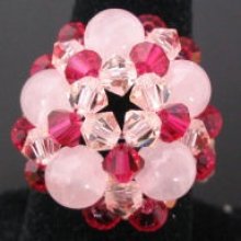 Vanua pink quartz ring instructions