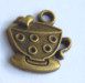 Tasse à pois et coeur 24x23 mm